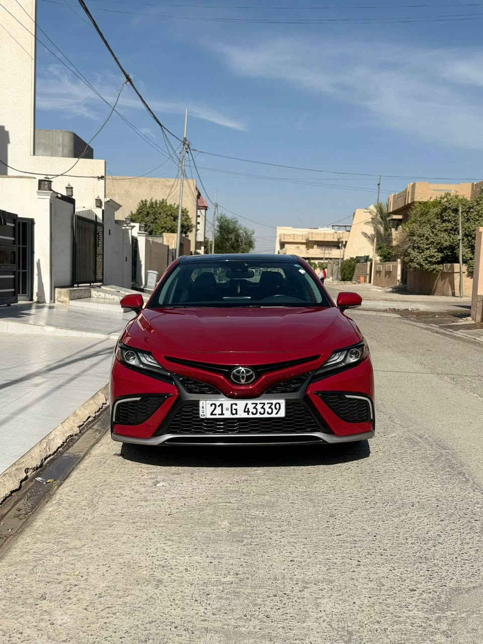كامري موديل2022 فول واحد عل واحد مكان السياره كركوك حي العسكري بيع او مراوس حسب 
القناعه ب كورله  *********** مكلف بل نشر بس اتصل بيهه قطعه وحدا جامرلق خلفي بدون دواخل السعر ٢١٥ ورقه بيمجال
