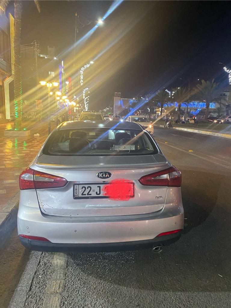 السلام عليكم و رحمه الله و بركاته 
سيراتو ٢٠١٤ فول مواصفات
مكفولة من الصبغ و التبديل

بعض المواصفات 
 
-فتحة 
 -بصمة(عدد ٢)
-حساسات 
-كاميرا 
-شاشة  أندرويد 
-تحكم ستيرين
سيارة باسمي و السنوية لغاية ٢٠٢٩
موقع السيارة كربلاء 
السعر : 123
رقم الموبايل ***********
