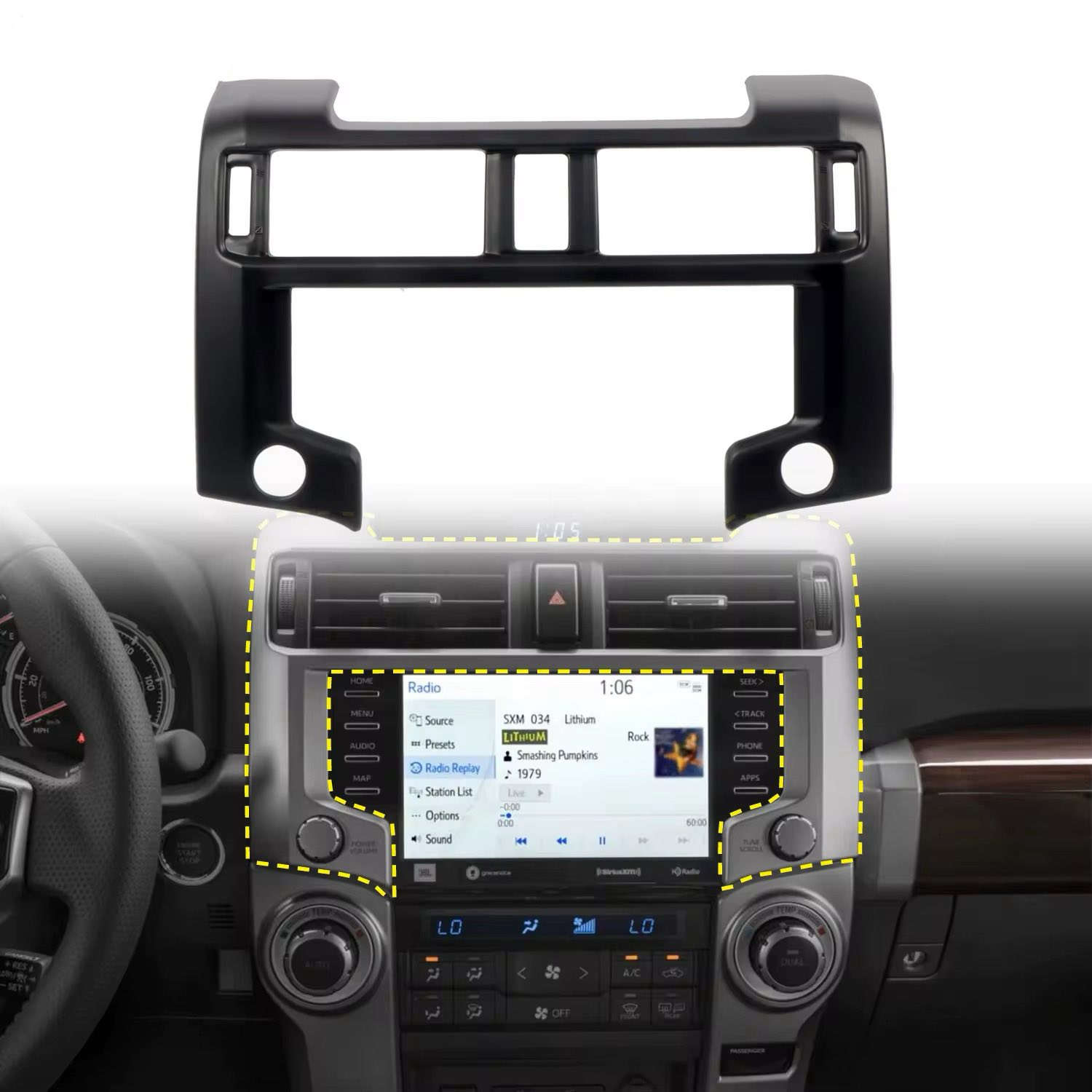 السلام عليكم 
💎على بركة الله توفر كفرات دشبول
خاصة بالفور رنر  ( 4Runner)
🔴 كفر شاشه متوفر بلونين ( كاربون فايبر + اسود لامع ) السعر ٣٠ الف 
🔴كفر فرس باللون ( كاربون فايبر )  السعر ٣٥ الف
 🔴 كفر جنلات تبريد باللون ( اسود لامع ) السعر  ٢٥ الف
💎 سهلة جداً في التركيب وقالب مضبوط ١٠٠٪؜ 
🚛 يتوفر توصيل الى جميع انحاء العراق 
☎️ للحجز والاستفسار مراسلة الصفحة 
او الاتصال على الرقم ***********
