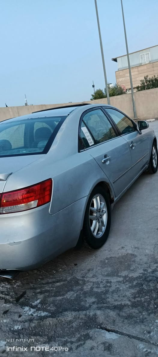 السلام عليكم سوناته موديل 2006 المقدسه امريكي سياره كير ومكينه مكفوله خير من الله تخبل
بيه منضومه غاز 
سنويه 2027
سياره جاهزه وما ناقصه شي 

رقم نكليزي بسمي السياره مداور ثاني يوم 
مبدل بيه بنيد بمريكه مبدل 
السعر 83 
مكان السياره الناصريه مركز 
رقم ***********
رجاء المو شراي لا يراسل او يتصل
