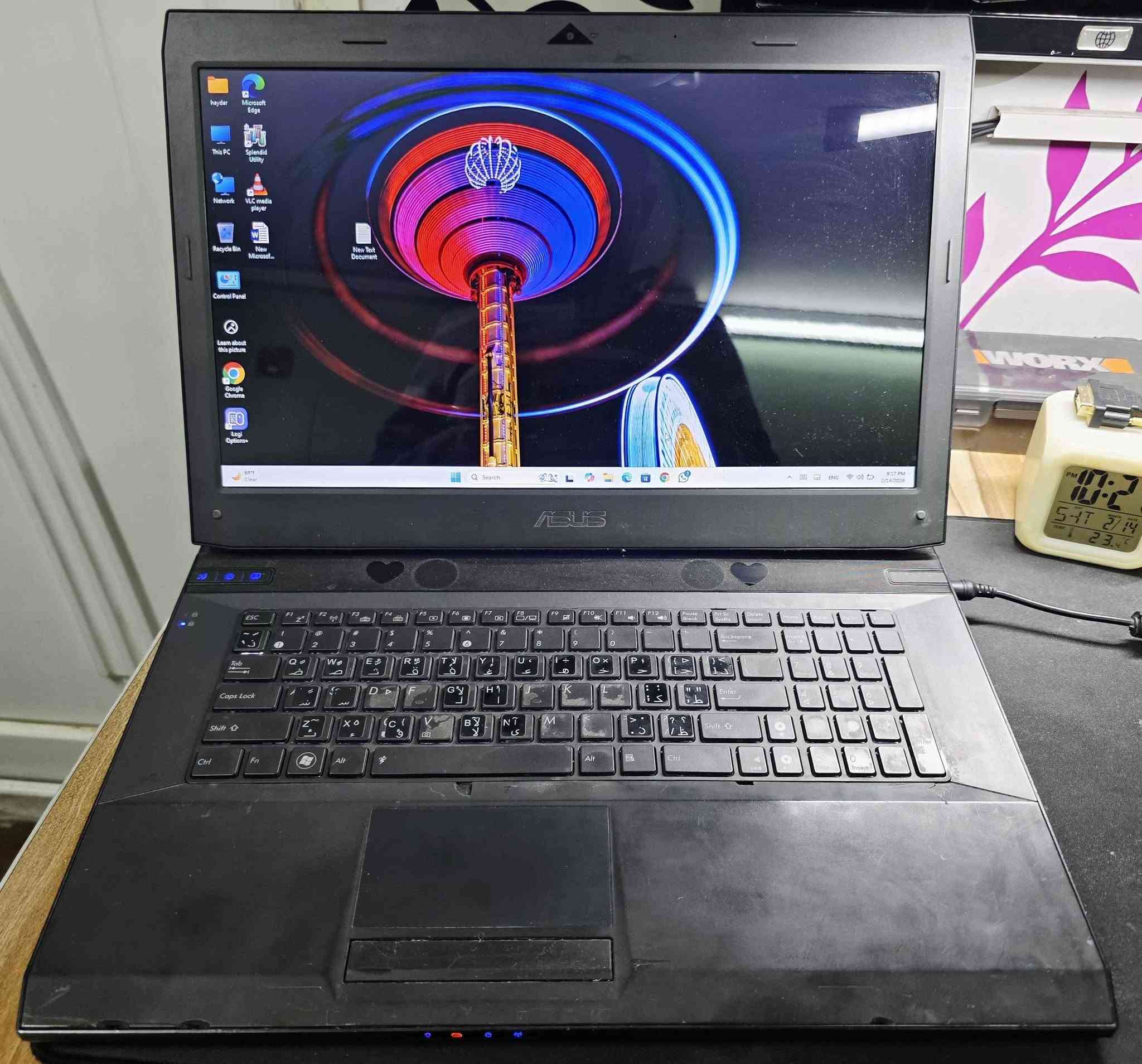 لابتوب اسوس جميع المواصفات بالصور السعر ١٥٠ الف البطارية والسيدي منتهية.  اذا تريد وية البطارية ب ١٧٥ الف دبل  هارد ssd ١٢٨ كيكا وهارد ٦٠٠ كيكا عادي شاشة ١٧.٣ كبيرة  دبل فان و كارت شاشة خارجي ١ كيكا ATI 5800 ورام ٨ كيكا وتكدر تسوي ١٦ معالج i7 جيل الاول او الثاني  الابتوب شغالة كاملة بيه شخوط و كم كسر موضحات بالصور  جوه الكيبورد  والسيدي درايف عاطل يتصلح ب ٢٠ الف الي يريد . مبدل اله معجون بالجديد للمعالج وكارت الشاشة. الشاشة  حجمة كبير وثقيلة تنفعة مكتبية للشغل المكتبي وندوس ١١ اصلي مفعل .  المواصفات بالصور ولابتوب كامل شغال بدون اي مشاكل بغداد, العراق


**إذا كنت صاحب هذا الإعلان وتريد حذفه لأي سبب، رجاءا أرسل رسالة إلى الدعم الفني**