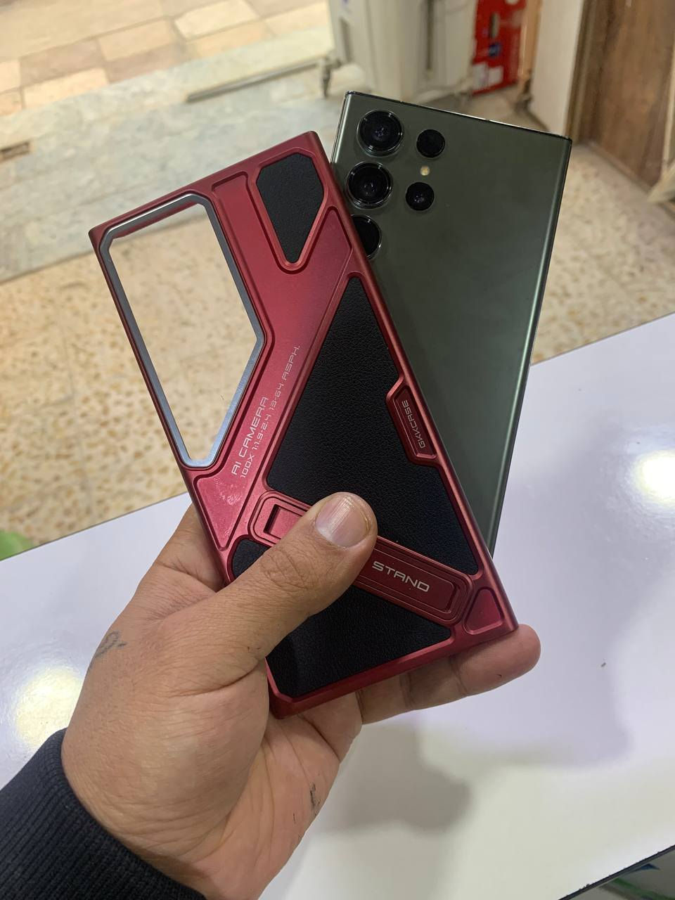 سلام عليكم S23التره جهاز نضيف بي نقطه بشاشه مثل ماموضح بلفديوه ذاكر256 دبل سيم كارت جهاز لا مفتوح ولا شي توصيل ماعندي مكاني حله سعره ٤٥٠ الف رقم *********** جهاز شغل طبيعي
