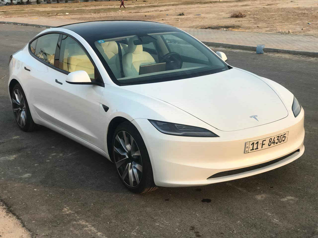 تسلا مودل 3 موديل 2025 long range دبل ماطور 
معروف هذا الشكل الجديد 

💎 ســعــر ✅ ::  الــرد تلقائي 📮

فول مواصفات وزجاج الابواب الأصلي 
مامبدل مكاني بغداد 

رقم التواصل ::: ***********
‭
