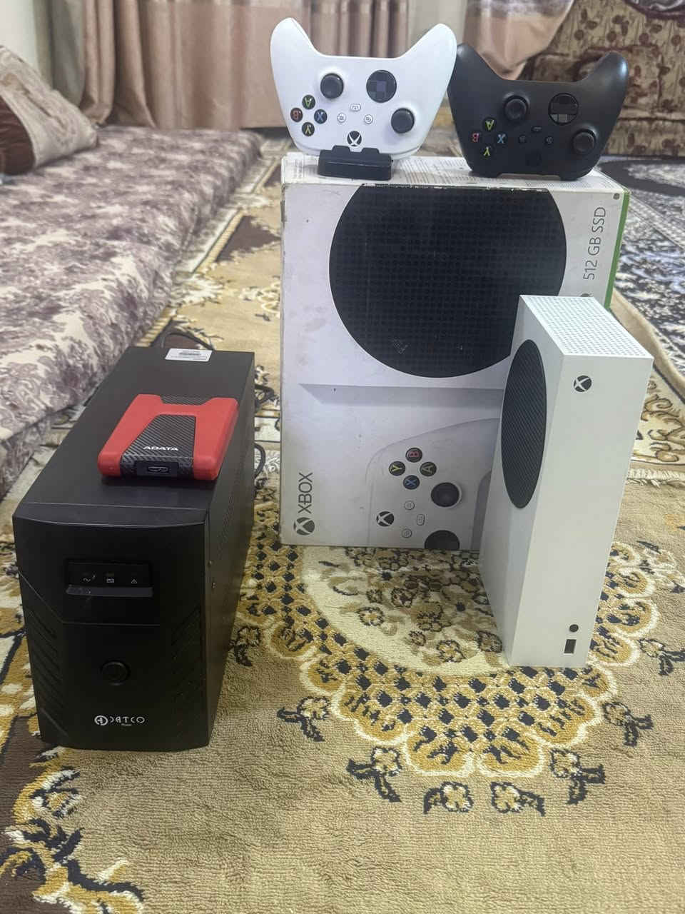 السلام عليكم 
اكس بوكس سيريس اس Xbox series s للبيع

اخو الجديد الجهاز نظيف كلش لوك استيكر ولا داخل صيانة  وضمان على الفحص اذا مصلح او مفتوح 
مع كامل ملحقاته 
جوستكات 2
هارد واحد تيرا
قاعده مال شاحنه جوستك 
وبطاريات مال جوستك
يوبي اس

رقم الهاتف ***********
مكاني بغداد بوب الشام
