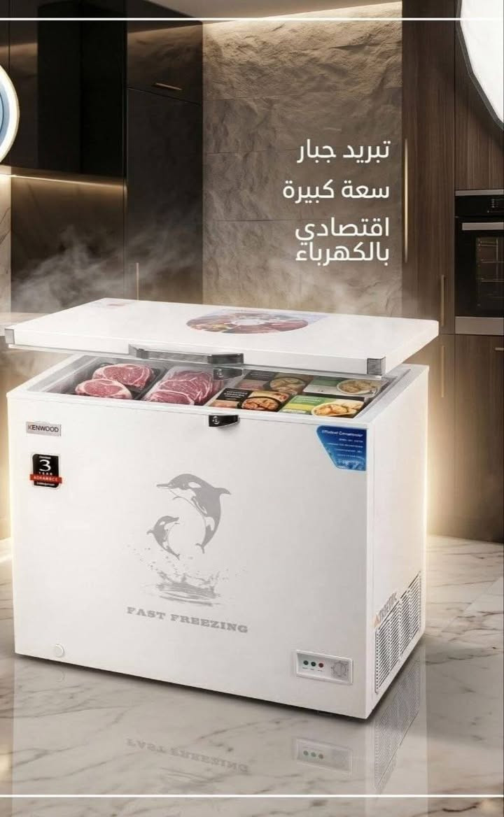 🔥 مجمدات كينود – جودة وأسعار منافسة 🔥
📦 الأسعار:
▪️ ٧ قدم — ٢٣٠ ألف
▪️ ٩ قدم — ٢٥٠ ألف
▪️ ١١ قدم — ٢٩٥ ألف
▪️ ١٣ قدم — ٣٣٠ ألف
▪️ ١٧ قدم بابين — ٤٨٥ ألف

📏 القياسات:
▪️ ٧ قدم: ٧٠ × ٥٣
▪️ ٩ قدم: ٧٦ × ٥٣
▪️ ١١ قدم: ٩٥ × ٥٣
▪️ ١٣ قدم: ١١٠ × ٥٣
▪️ ١٧ قدم: ١٤٠ × ٥٣

✅ تبريد قوي
✅ توفير بالكهرباء
✅ مناسب للبيت والمحلات
توصيل بغداد 10 محافظات 25
📍 الحجز والاستفسار خاص


**إذا كنت صاحب هذا الإعلان وتريد حذفه لأي سبب، رجاءا أرسل رسالة إلى الدعم الفني**