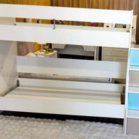 سرير طابقين خشب تركي ماركه استعمال شهر اتصال 07735222511 مكاني بغداد