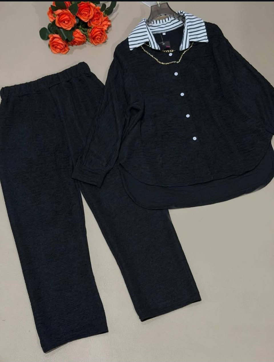 ((إِنَّ هَٰذَا لَرِزْقُنَا مَا لَهُ مِن نَّفَادٍ))🌸
🌸 سوت نسائي  👍 😍👍
#السسسعر__15ألف___  ____
#القياسات__40_42_44_46_
الخامه بروميجك تركي الاصلي
#يوجد خدمه توصيل الفين دينار داخل قضاء المسيب 
توصيل محافظات 6الاف كافة المحافظات العراقية 
توصييييل الباب بيتكك ويدللون علينه الطيبين


**إذا كنت صاحب هذا الإعلان وتريد حذفه لأي سبب، رجاءا أرسل رسالة إلى الدعم الفني**