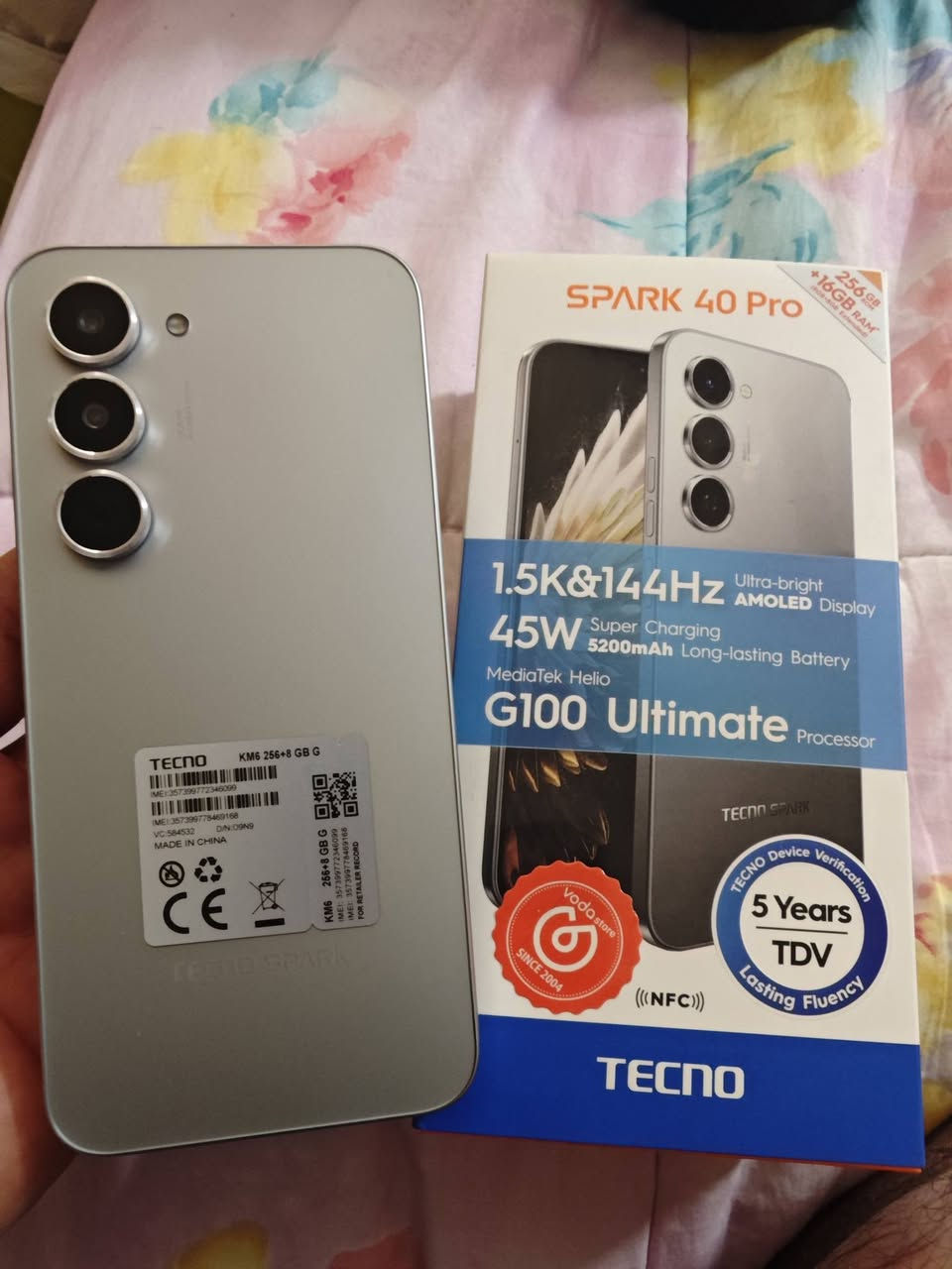 تكنو سبارك 40 برو ذاكره8/2561
لون تيتانيوم الجهاز مستخدم يوم فقط حاله حال الجديد مع كامل الملحقات الاصليه و3 حافضات 
السعر 175 قفل

هونر باد x9 مستخدم اسبوع حاله حال الجديد 
مع كامل الملحقات الاصليه
السعر 175قفل
عنوان بغداد الشعب
***********
