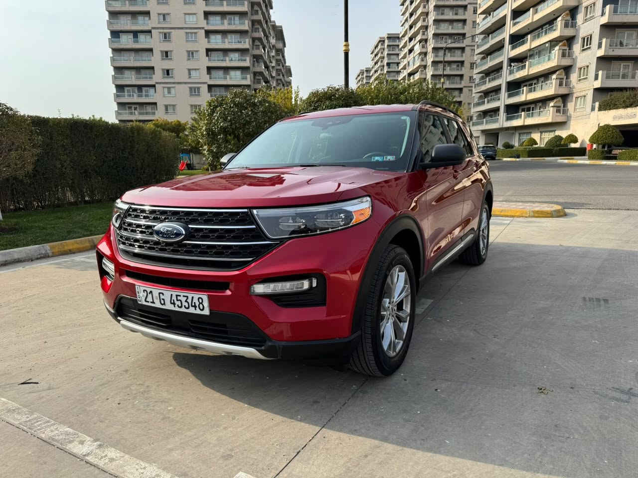 فورت ئيكس بلور موديل ٢٠٢٣ مواسفات XLTمحسن
صبغ بس شويه جملغ سايق يعني اقل نص 
صفحت سكن جملغ امامي ويا باب بس كلير مابين ولا معجون ولا داخل صبغ مال امريكا 
ئيرباك ماطاك كوله شريكه 
ماشيه ٤الف ماشيه 
سياره برغي مامفتوح كوله علي وظع شريكه 
حجم محريك ٤توربو 
2.3 L توربو
دفع روباعبى
سندوق شفت 
شغال 
رادار امامي 
رادار مال مرايا
كوشن جلد وهيته ر
سياره اني جبته بل امريكا واحيد يد بئسمي
سعر ٢٤٠$
رقم موبايل ***********
موكان سياره سليمانيه
