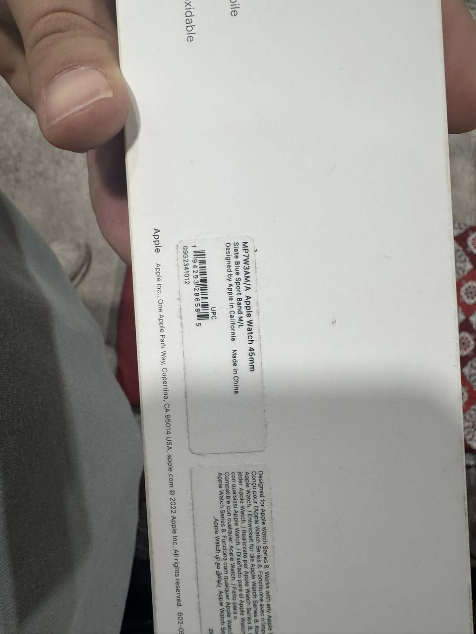 للبيع
ساعة ابل SE 44m نظافة 95% 2022  ب 100,000
سماعة ابل الجيل الاول شغالة فقط التك الايسر مابي صوت ب25 
سماعة ابل برو ٢ شغالة بس وحدة من عدهم بيها المايك ظعيف ب٧٥الف 
شرط كله اصلي عالفحص


**إذا كنت صاحب هذا الإعلان وتريد حذفه لأي سبب، رجاءا أرسل رسالة إلى الدعم الفني**