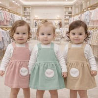 فستان بناتي • مخمل ناعم • كولكشن العيد