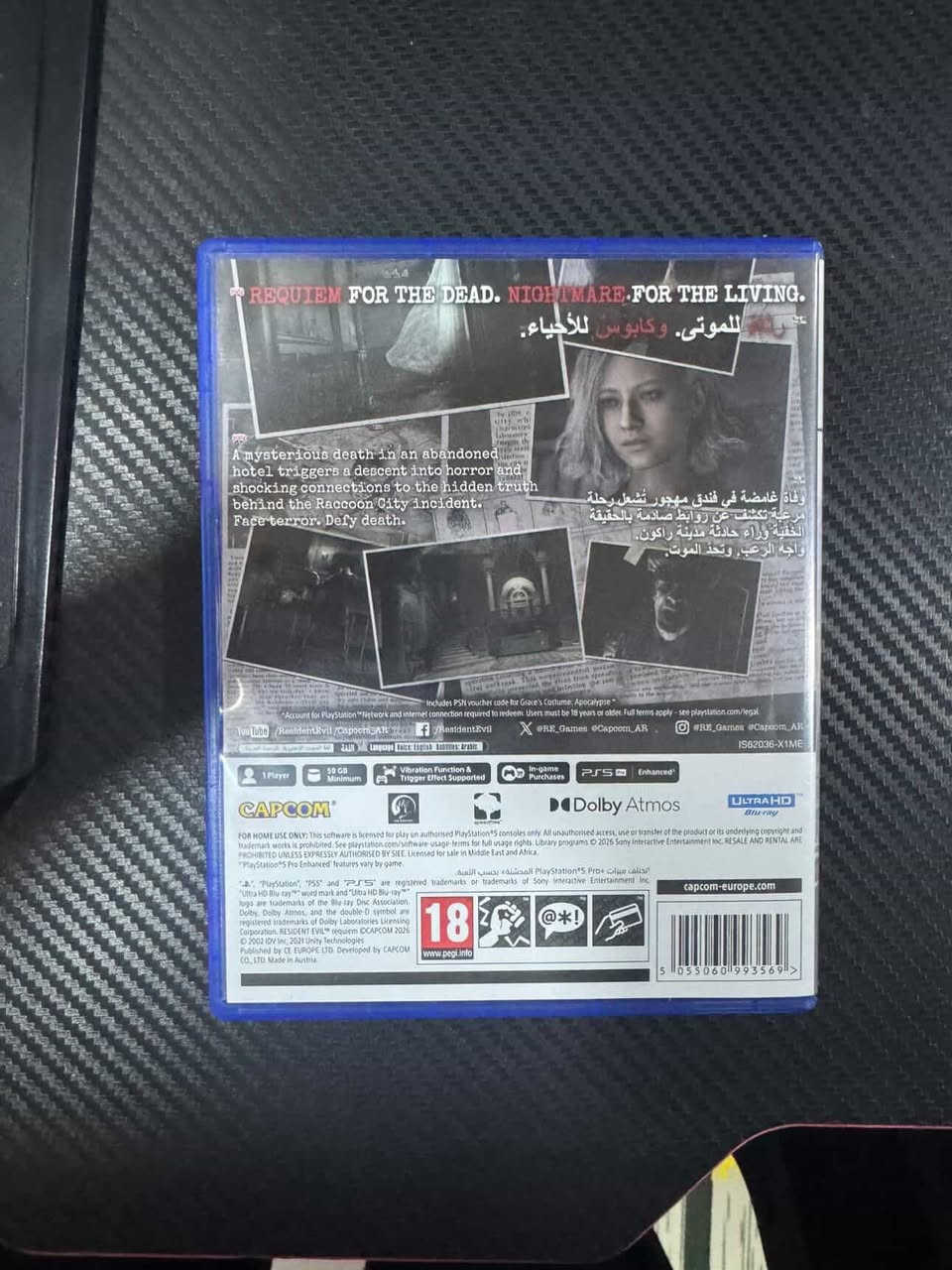 رزدنت ايفل ٩ 
السعر ٩٠ بيها مجال قليل

رقمي ***********

حي القاهره الضباط قرب جامعه الامام الصادق
