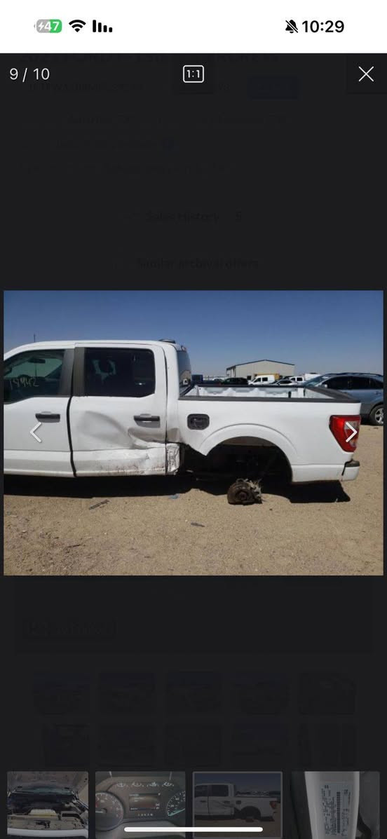 السلام عليكم ورحمة الله وبركاته 
من رخصة الأدمن المحترم 
فورد اف 150 موديل 2021
Ford F-150
رقم بغداد بأسمي 
6 سلندر 3.5L دبل توربو 
فور ويل 4×4
ماشيه 35 الف ميل 
باب طويل بدي قصير المرغوب 
لايت زينون 
شاشة وكاميرا خلفي 
حساسات خلفيه 
رادارات جانبية 
حادثها باب خلف السائق وشويه بالهلال الخلفي فقط 
مثل ما موضحه بالصور وباقي بدي السيارة
 كله كفاله عامه من كلشي على وضع الشركة وجديده جدآ كل نقص ما بيه 
معروضه 228 وبيه مجال بسيط 
مكان السيارة بغداد شارع فلسطين 
رقم الهاتف ***********
