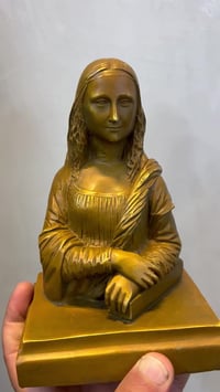 تمثال موناليزا • برونز • شغل يدوي