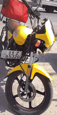 (دايوان ) موديل 23 مرقم حديث تحويل ثاني يوم (محرك 200SS)دراجه حلوه ونض...