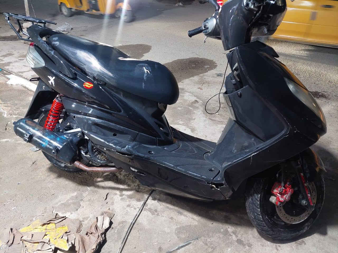 سلام عليكم دراجة للبيع
سكنس ياباني كابريتر
بغداد الشعلة
***********
السعر 500 بي مجال
