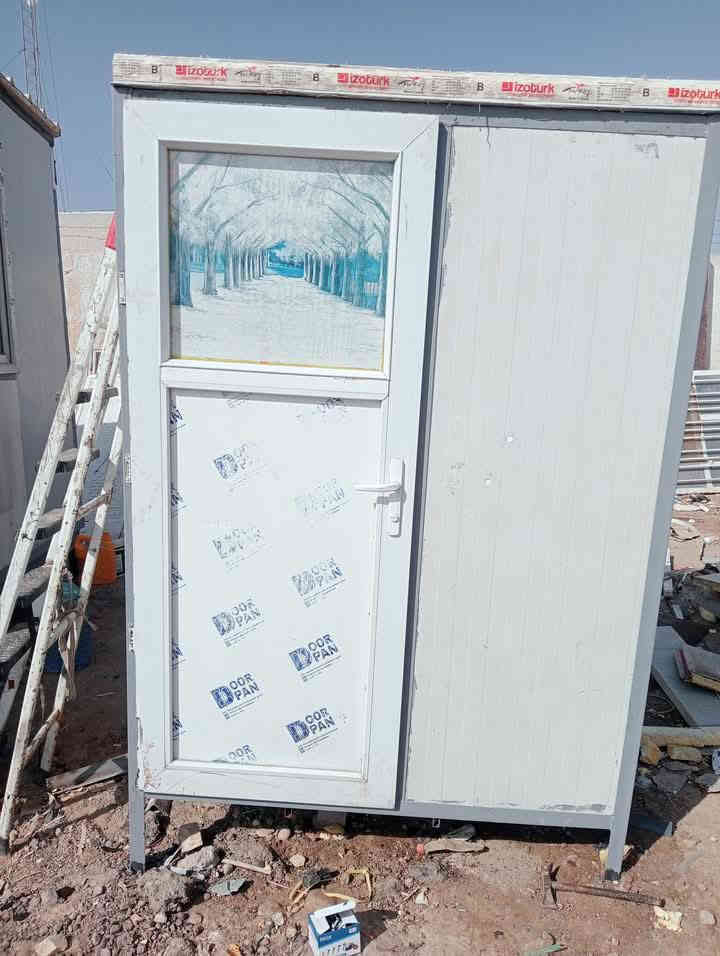 يا الله
يوجد لدينا حمامات وتواليت متنقل انواع القياسات 
مصنوع من السندويج بنل تركي درجه اول وبانسب الاسعارمكاني بغداد الحسينيه استفسار اكثر اتصال 
4 1 1 0 3 2 2 1 7 7 0
