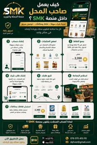 تطبيق SMK • لأصحاب المحلات • نقاط ومكافآت