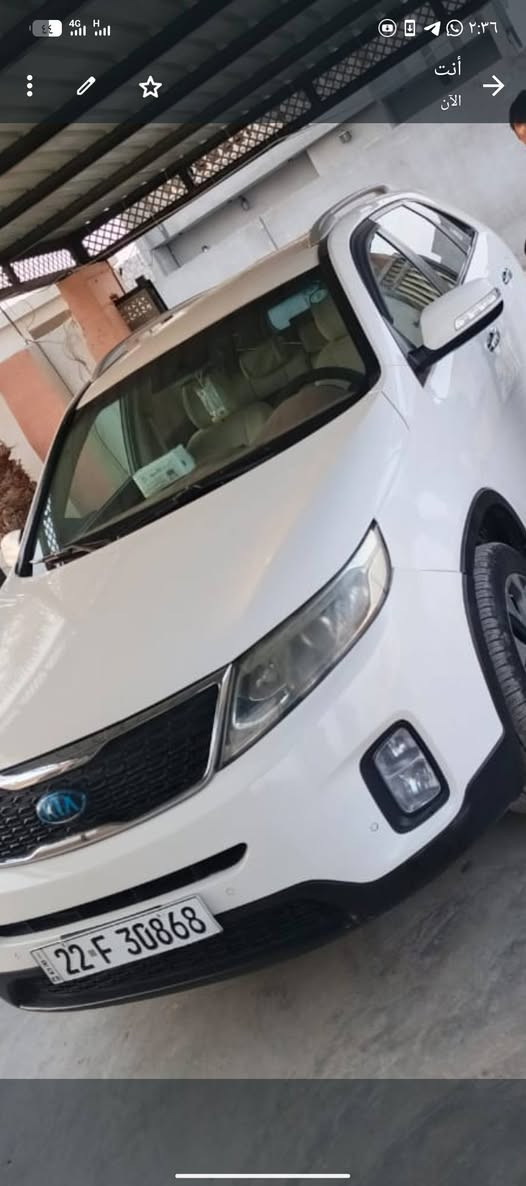 للبيع سيارة سورينتو ( 2014 )المحرك 2400 فول اوتماتيك ماعدا البانوراما سيارة حلوة بيه بارد بالباب خلف النفر شبرين تقريباً
بصمه
رقم اربيل دولي
شرط التحويل 
تكريت /السعر 170 بيه مجال سنوية وهزة جديدة
***********
