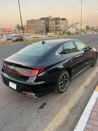 من رخصه الادمن  سوناتا  N موديل 2023  اللون اسود  فول مواصفات حادث جام...