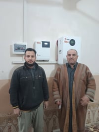 منظومة شمسية • لونجي 6×615W • بطارية SRNE 7kW