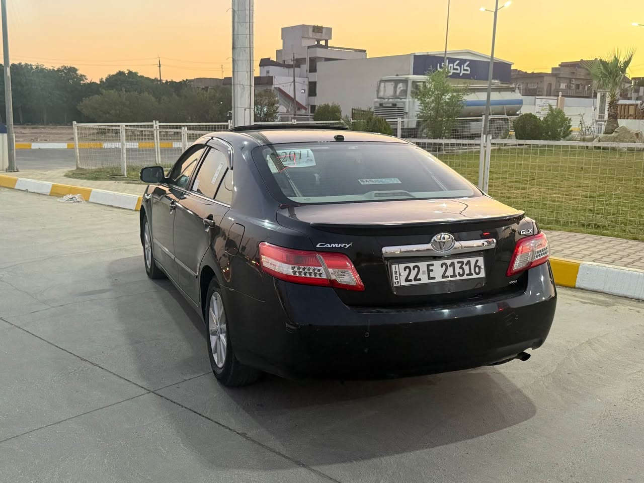 سيارة كاميري موديل ٢٠١١ خلجي. فول مواصفات 
محرك مامفتوح.  بدون سبوغ و تبديل. مكانين تعديل بارد صغير  ***********
*********** كركوك, العراق
