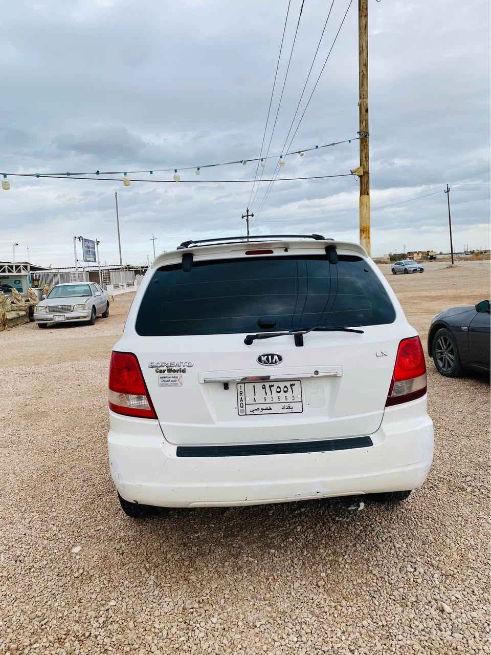 كيا سورنتو 2006
صبغ جاملغ امامي الايسر والايمن فقط 
جاهزه محرك وكير خير من الله حداديه جديده 
تخم تاير رقم بغداد تحويل مباشر
مكان السياره الانبار الرمادي.
*********** الرمادي, الأنبار
