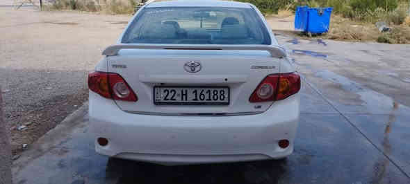 كورلا 2008 بلا صبغ بيهة كم مكان بارد محرك 16 كير ومحرك شرط رقم اربيل دولي مسطرة كوبون بيهة شرط التحويل طخم اطارات باتري كله جديد مكانهة موصل برطلة 
يرهم مراوس 
سعرهة 110وبيهة مجال بسيط
***********
*********** موصل
