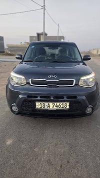 كيا صول 2015 plus سياوه حلوه وجديده وجاهزه من كلشي بأسمي  ماشيه125mi ص...