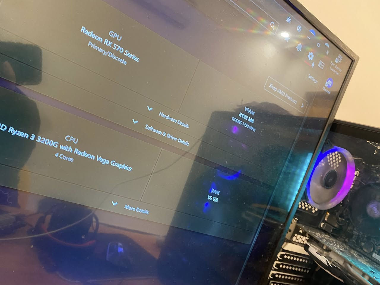 تجميعه ألعاب نضيفه مواصفات القطع كلها نضيفه بيها ضمان
رام ١٦g ddr4 3600h
كارت rx570 8g msi oc (الكارت لوك مامفتوح)
معالج رايزن3 3200g(كارت شاشه مدمج)
بور سبلاي جديد fcb bronz 600w
500hhd
128sdd
تجميعه نضيفه تجي تفحص وتاخذ نضافه ٩٩ السعر ٥٨٠الف مابي مجال الرقم:***********
(فقط مراسله)
