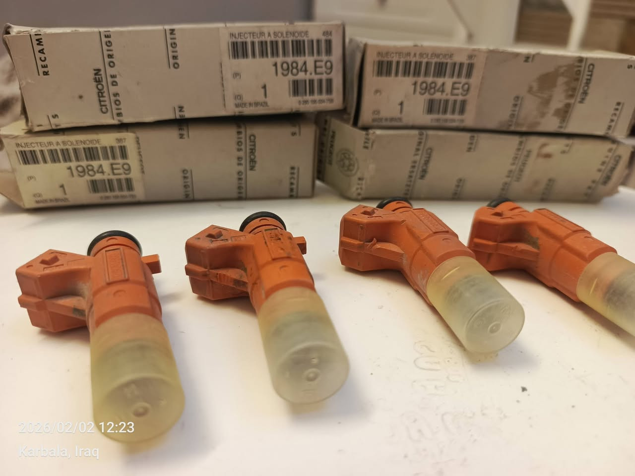 نوزلات 307 اصليات استخدام قليل جدا
السعر 35 الف
مكاني كربلاء 
***********
