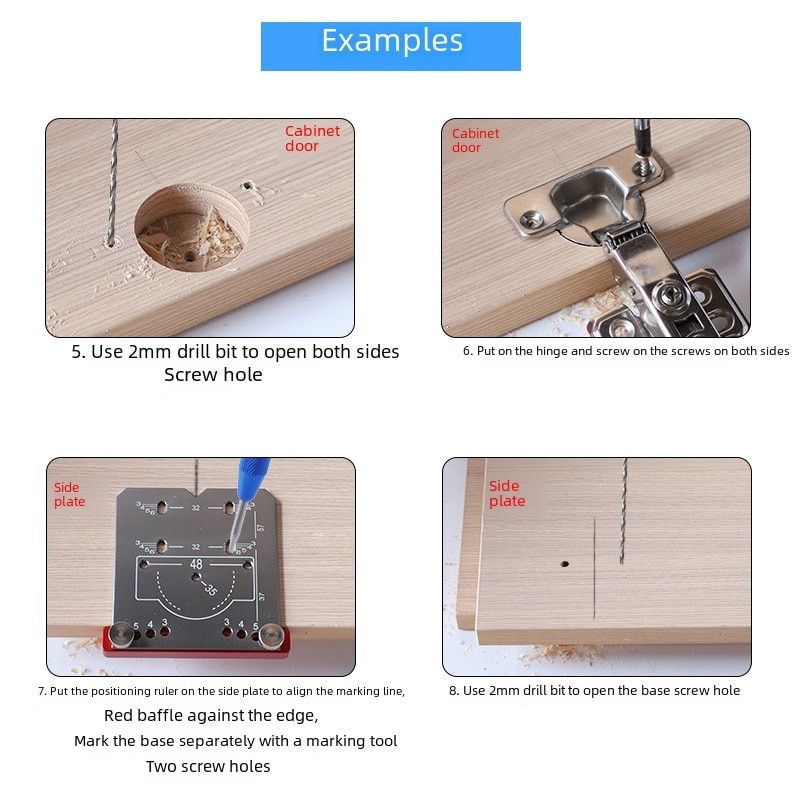 كود المنتج 45402
اداة قياس و تحديد مكان تثقيب مفاصل ابواب كونترات مع برينة قفل 35 ملم و سمبة تحديد جودة جدا عالية مصنوع من سبائك المنيوم دقيقة بل عمل سهل استعمال 
سعر: 30 الف

يوجد خدمة توصيل لكافة العراق 
للاستفسار راسلنا على ماسنجر أو واتس اب ***********
