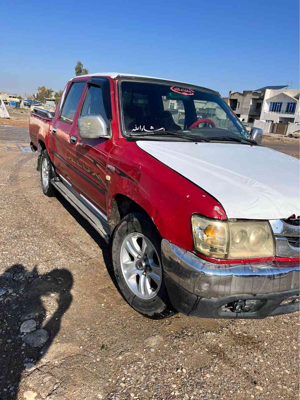 پیکاب دیر 2007 
٤ جام کارەبا 
٤ تایەیی نویی لۆک 
پیش و پشتی تازە نویکرایتەوە
گیرو مەکینە بەشەرت 
سەنەوی بەسەر جووە 
٧٠٠دۆلار خرامەی لەسەرە 
45 محامەلە 
*********** أربيل, العراق
