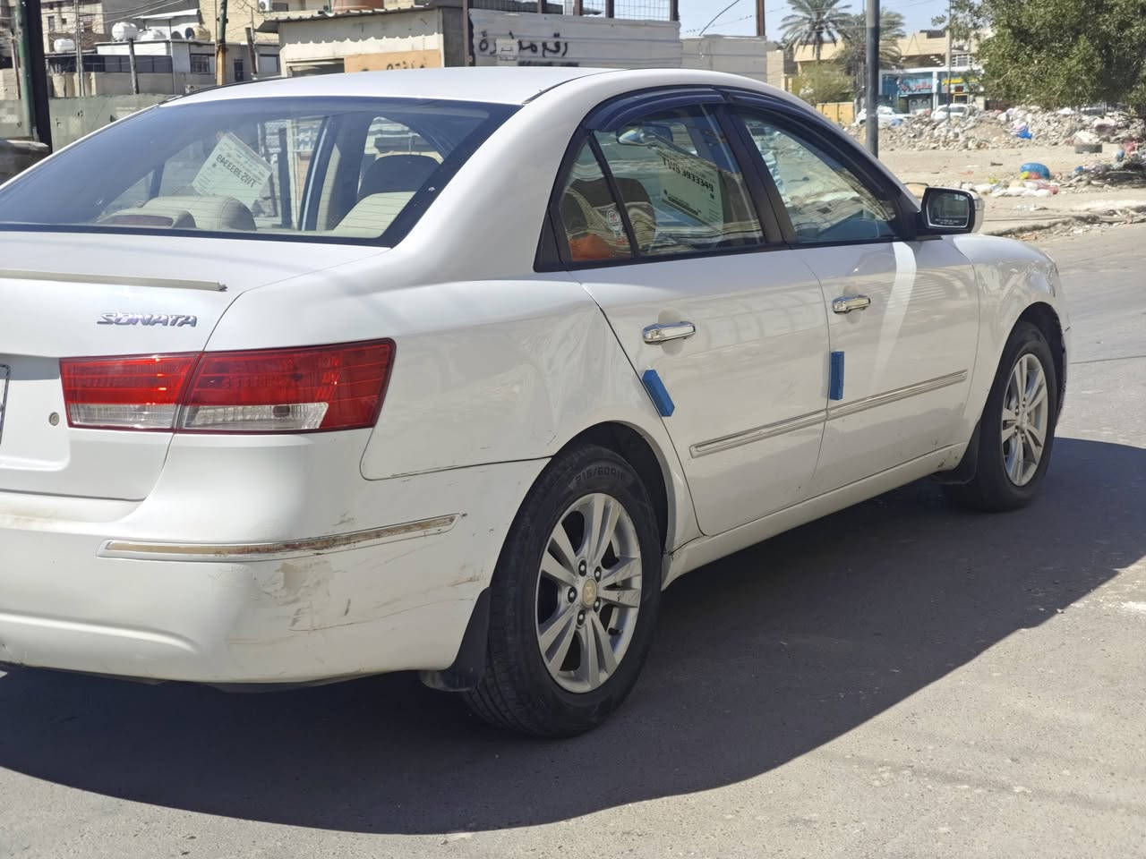 السلام عليكم سوناتا 2010 وارد خليجي محرك 2400 
ماشيه 161 الف كم / رقم بغداد دولي باسمي تحويل مباشر
السيارة فتحه سلايت فول مواصفات 
 مكفوله من الصبغ والتبديل بغض النظر عن الدعاميات 
والسونار منشور مع فيديو توضيحي وللامانه بيه رصعات
بسيطه ابو السونار كاتبهن حالوب واصلا مامبينات بس 
حبيت اذكرهن 
العنوان بغداد حي الجهاد 
للاستفسار / ***********
