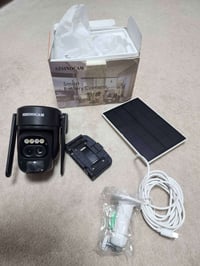 كاميرا مراقبة • شحن شمسي • 5MP 10x زوم