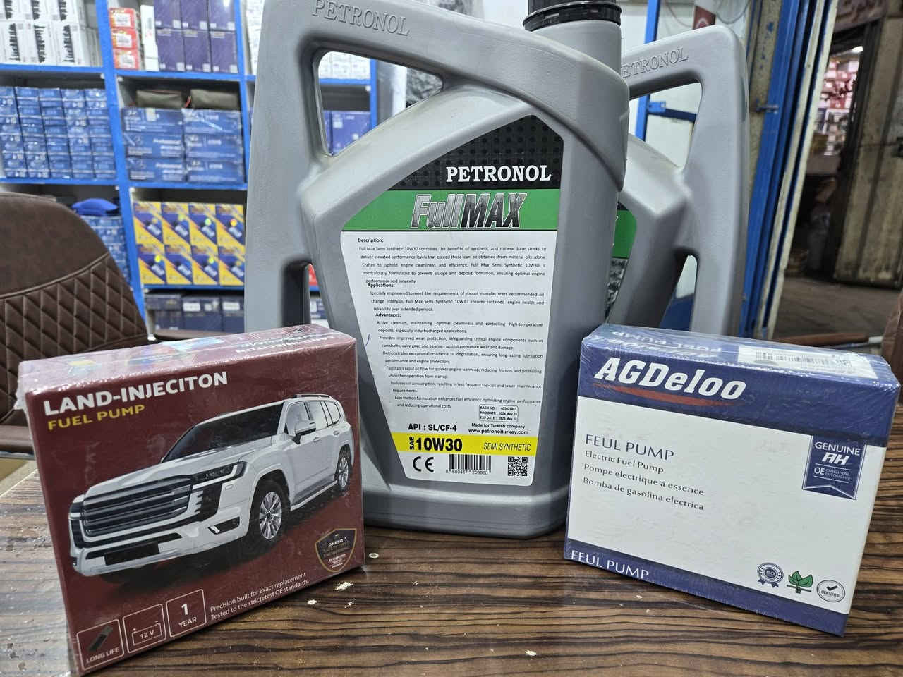 🔥🔥عرض اليوم لا يفوت🔥🔥دبة زيت Petronol الاصلي تركي💯💯👌لزوجة 10w30 semi syntheticمع هدية فيت بم جوكر نوعيه جيدة جدا✔️✔️ ملائم للمحركات ونعومة عاليه✅️✅️يلائم جميع السيارات الكورية-اليابانيه-الامريكيه-الايرانيه
سعر العرض هو ٣٥الف فقط🔴🔴
دبة دهن مع+فيت بم هدية 🎁 
كمية محدودة جدا🔴🔴
توصيل 🚚 🚚 لجميع أنحاء العراق 
يتوفر لدينا بلكات-مجاول-فيت بم لجميع أنواع السيارات 🚗


**إذا كنت صاحب هذا الإعلان وتريد حذفه لأي سبب، رجاءا أرسل رسالة إلى الدعم الفني**