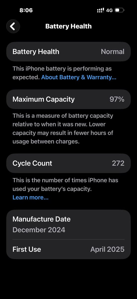 ايفون ١٦ برو ماكي ضمن الضمان ذاكرة ٥١٢ ضمان اي سنتر  اللون الصحراوي مشحون ٢٧٢ مرة بطارية ٩٧ الجهاز زلغ مابيه السعر ***********
