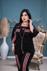 تراك ثلاث قطع • قطن ليكرا • مقاسات L-3XL