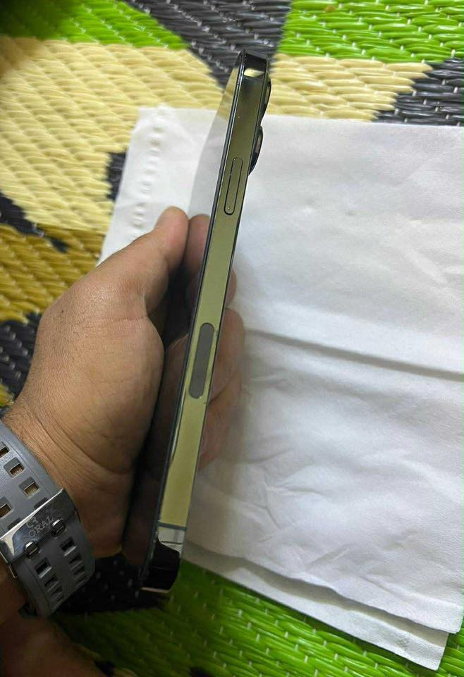 السلام عليكم ايفون 13 برو ماكس لون زيتوني 
نضافه 100/100 وتر بروف الجهاز ما مفتوح مكفول ذاكره 256 
بطارية 92 كفاله عامه شرق اوسط عربي   : الهاتف ***********
