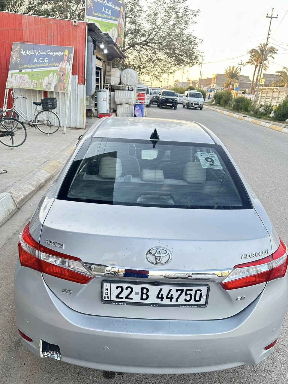 كورلا خليجي 2015 بأسمي رقم اربيل
بيها بارد موضح بالسونار 
مكانه السيارة ديالى المقدادية 
السعر ب 143 وبيها مجال 
للاستفسار ***********
بيع او مراوس باقل 
كير ومكينة مكفولات
