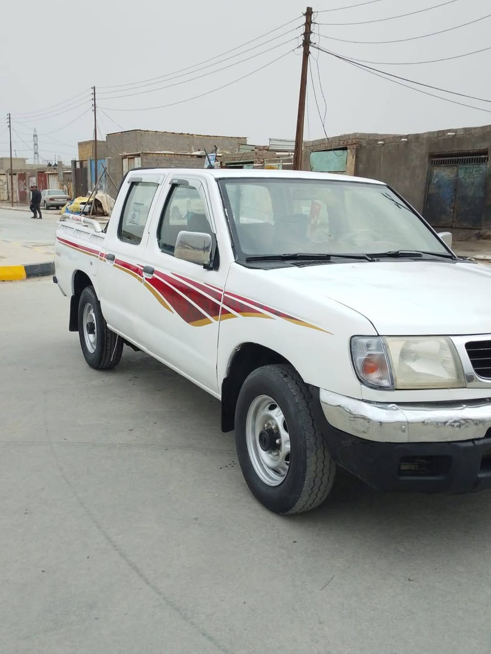 سلام عليكم بيك نيسان البيع مزاد وزارت داخليه سياره مصبوغ عام  مكينه و كير و شاصي مكفول تخم تاير كهربائيات كلها شغاله  موديل 2002مكاني الناصريه قضاء الرفاعي سعرها53 رقمي***********
