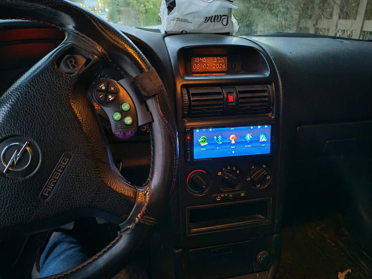 السلام عليكم ورحمة الله وبركاته
للبيع اوبل استرا 2002  انكليزي وبسمي كير ومحرك مكفول تخم تاير جديد صدر امامي خلفي جديد تبريد ثلج تدفئه كهربائياته بلاديه اي چطل مابيه غرفته جديده بلاديه كهربائياته كله شغاله بلاديه  ترايك وين متريد ناعمه كلش بلاديه صبغه بلاديه  مكفوله من ضربه كتلوكات شركه بيه السعر 55 بيه مجال ( ***********… . *********** )
