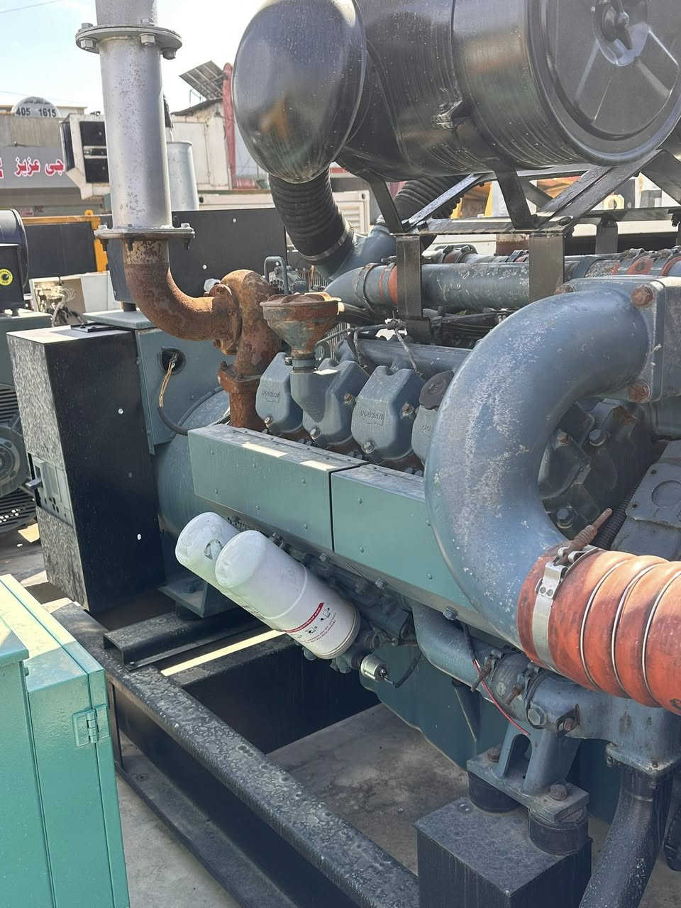 سلام عليكم 
دايو دوزان 10 سلندر 
اوربي بلادي دوزان الاصلي 
500kva شاشة اوتو 
العنوان اربيل يوجد توصيل 🚚 
***********
