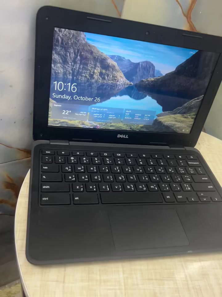 📢 للبيع لابتوب 
Dell
 بحالة جيدة

💻 المواصفات:

 • شاشة 11.6 إنچ
 • معالج Intel
 • رام 4GB
 • تخزين 16/32GB
 • بطارية جيدة تدوم لفترة
 • نظام Chrome / Windows

📌 الحالة: مستعمل نظيف ويشتغل بدون مشاكل
📌 مناسب لـ: الدراسة، اليوتيوب، التصفح، والأعمال الخفيفة
📌 الحجم: صغير وخفيف وسهل الحمل

💰 السعر: 120 ألف (قابل للتفاوض)
�


**إذا كنت صاحب هذا الإعلان وتريد حذفه لأي سبب، رجاءا أرسل رسالة إلى الدعم الفني**