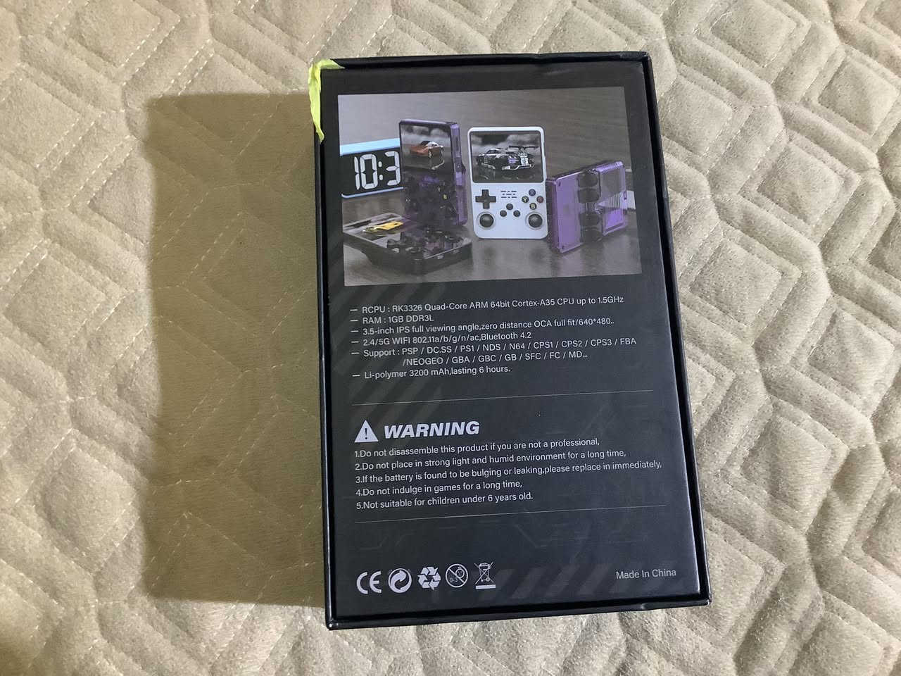 جهاز ألعاب محمول جديد رام 128 بس بيه مشكلة من اخليه على شحن تطلع نقطعة شحن و تروح ابيع فحم 15  و 
كامرة تصوير كامل ملحقات سعر 35 مكاني ديالى بعقوبة إذا ما تقدر تراسلني دزلي طلب صداقة   واني أراسلك


**إذا كنت صاحب هذا الإعلان وتريد حذفه لأي سبب، رجاءا أرسل رسالة إلى الدعم الفني**