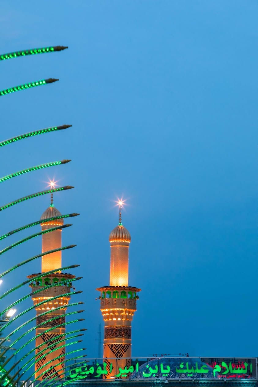 بسم الله الرحمن الرحيم 
تعلن حمله مدينه الحريه للزيارات والعتبات المقدسه 
1-يوم الخميس الى كربلاء المقدسه بعد صلاة الضهر 

2_والى النجف الاشرف ومقبرة وادي السلام الساعه 11 اليلا" 
 3_  السبت الى سامراء وسيد محمد بعد صلاة الضهر 
              🎀 التجمع قرب متوسطه المحمرة🎀

                            #للحجز حسن 
                          ***********

يَا مَولايَ يَا أَبَا عَبدِ اللهِ أَشْهَدُ أَنَّكَ كُنْتَ نُوراً فِي الأَصْلابِ الشَّامِخَةِ وَالأَرْحَامِ المُطَهَّرَةِ لَمْ تُنَجّسْكَ الْجَاهِلِيَّةُ بِأَنْجَاسِهَا

