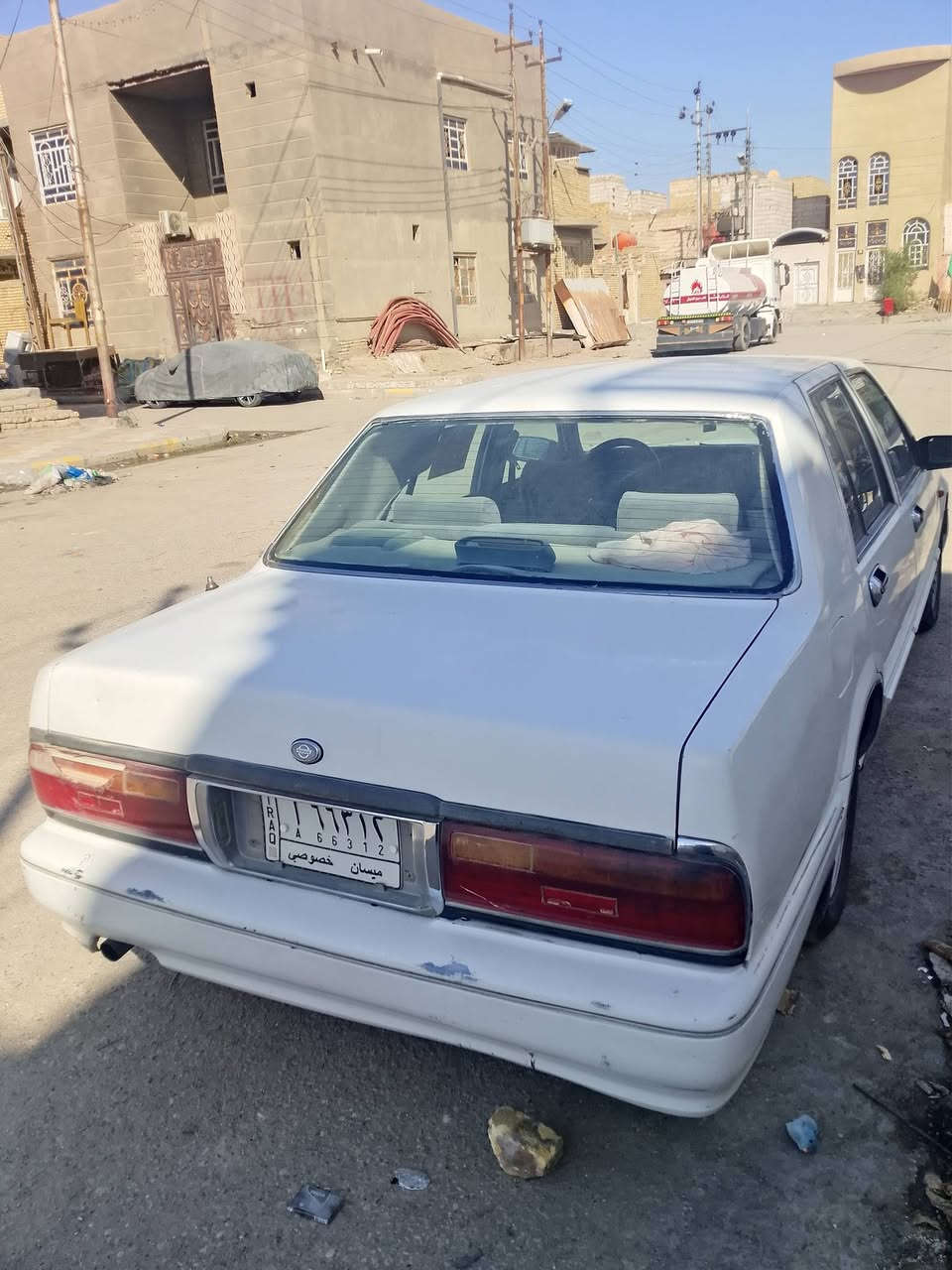 السلام عليكم نيسان سدرك 2001 سنويه 27 رقم ميسان مكينه وكير عادي ابلاد شرط تبريد شغال التحويل بيه نواقص قليله السعر 50 مكان السياره ناصريه رقم ***********
