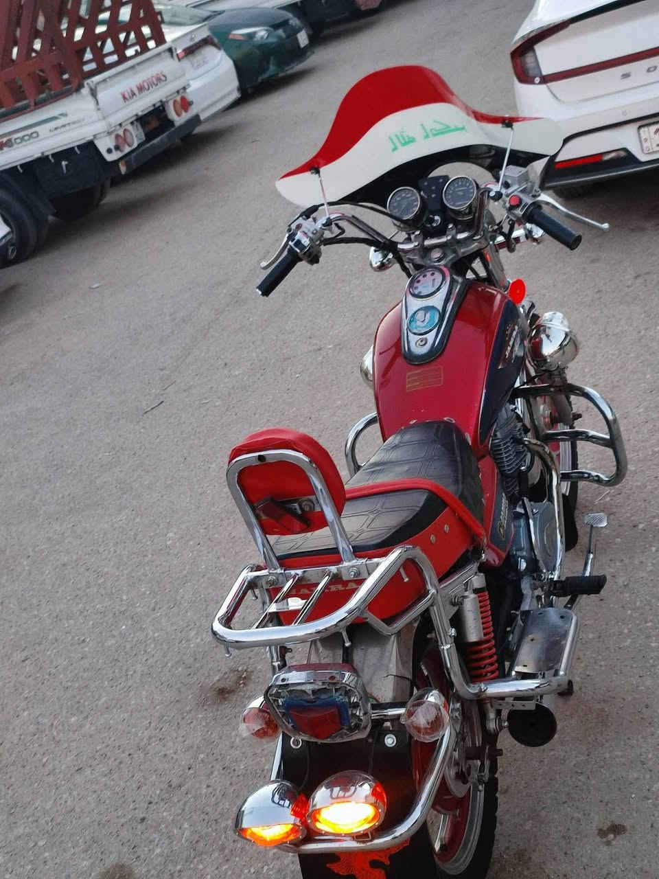 سلام عليكم دراجه جونده للبيع موديل 2020 شرط النضافه والفحص اوراق اصولي وكامله مامشيه شي قليل دراجه نضيفه وجديده تخم تاير جديد وجوبلس دراجه حلوه ومال جنيان مكان ديوانيه مكلف بنشر مكان ديوانيه مركز ***********
