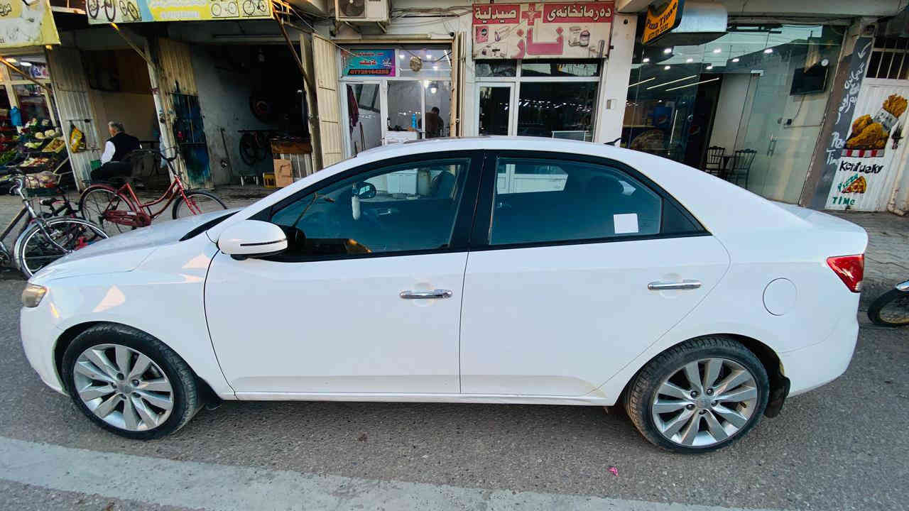 كيا سيراتو ٢٠١١بيهة قطعتين صبغ بدون دواخل كماموضح بسونار فول مواصفات عدا بصمة سنوية نافذة بسمي شرط تحويل السعر ٩٥وبيهة مجال بصيط  مكاني كلار ر٠مكينة وكيرمكفولات*********** كالار, السليمانية

