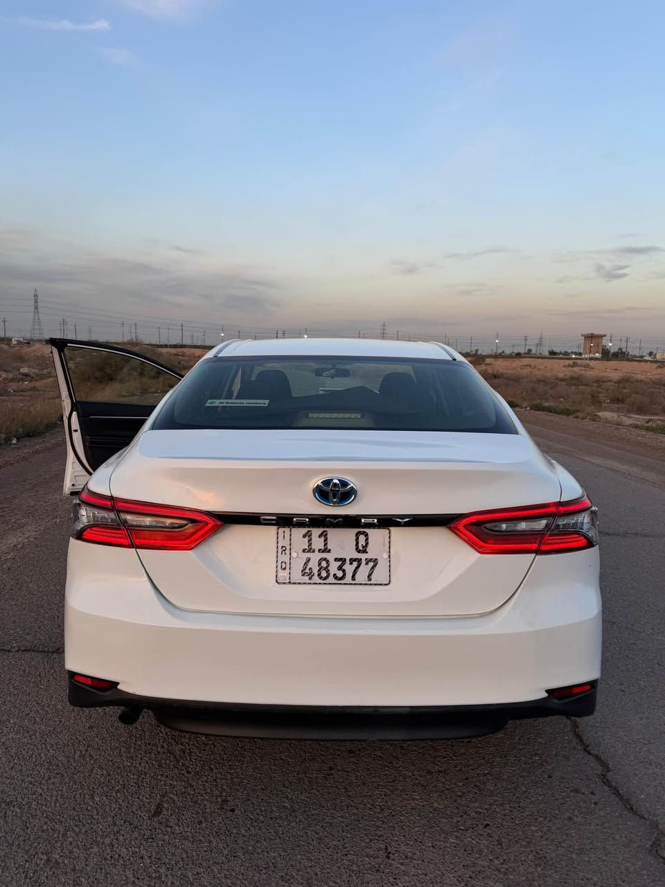 السلام عليكم سايره كامري2024Lx هايبرد تكسي دبي عدت صبغها هنا بغداد +تخم ياباني اصلي + بك لايت لد السياره نضيفة وعلى ايدي ب حاله ممتازه 
للاستفسارر اتصال على رقم***********
ممتواجد ب الفيس قليل
